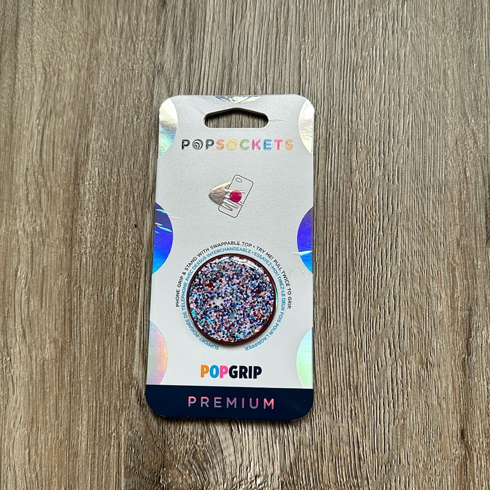 Brand new Popsocket Red, White & Blue